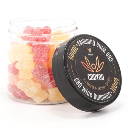 300mg CBD Infused Wine Gummies (CBD You) | Herb Approach